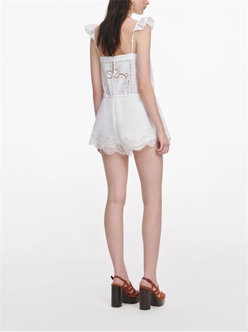 Cotton bodysuit SELF PORTRAIT | AC26006JSWWHITE